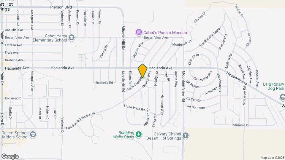 13160 Agua Cayendo Rd, Unit B Map and Location Details