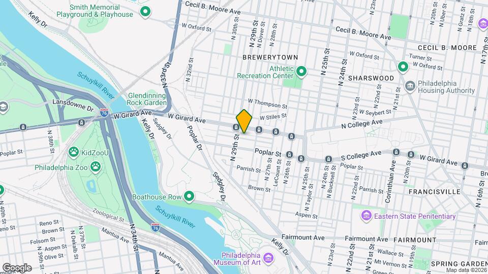 2837 Cambridge St Map and Location Details