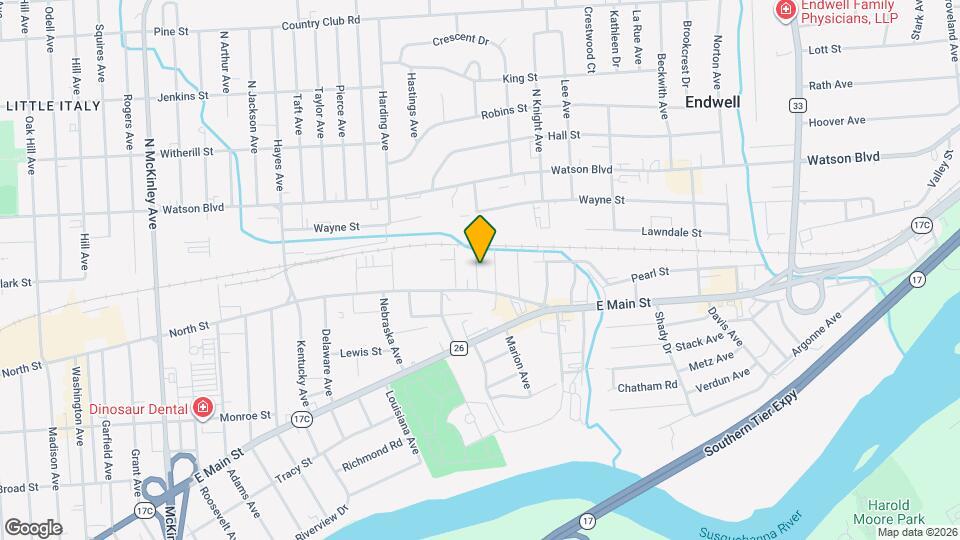 9 S Seward Ave Map and Location Details