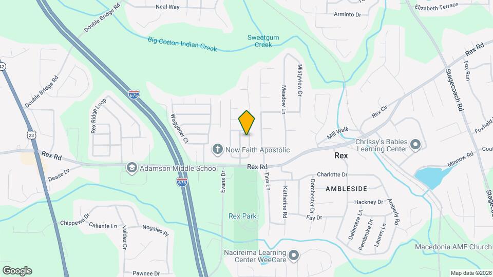 5929 Creekside Dr Mapa y Detalles de la Ubicación