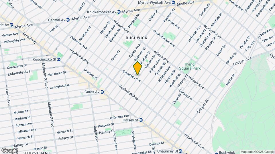 483 Evergreen Ave Mapa y Detalles de la Ubicación