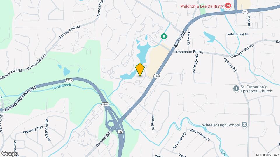 Cortland East Cobb Map and Location Details