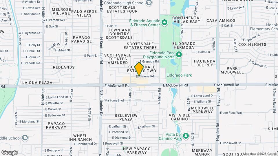 7429 E Almeria Rd Map and Location Details