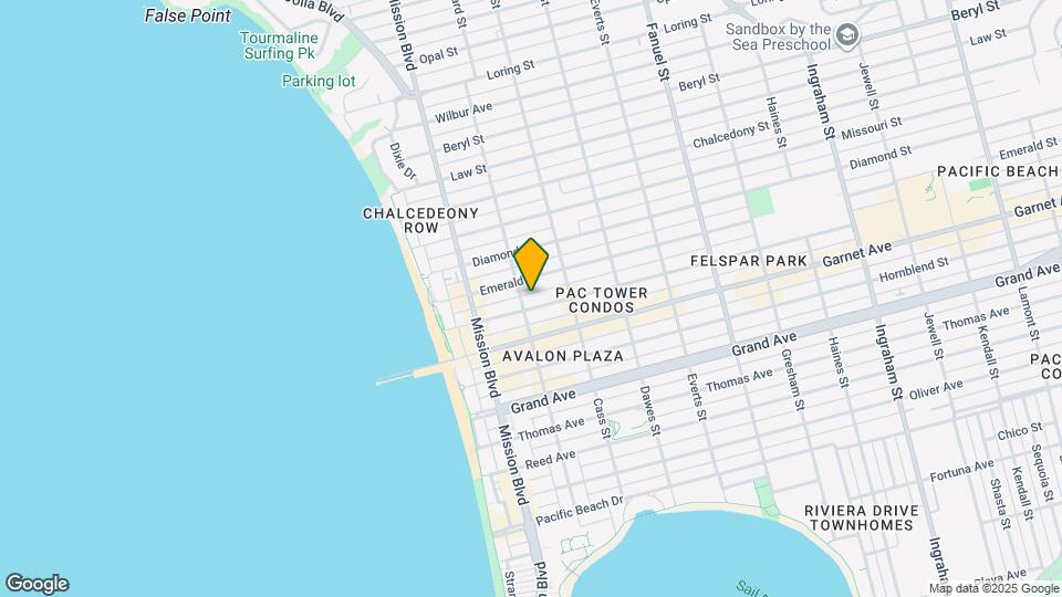 914 Felspar St Map and Location Details