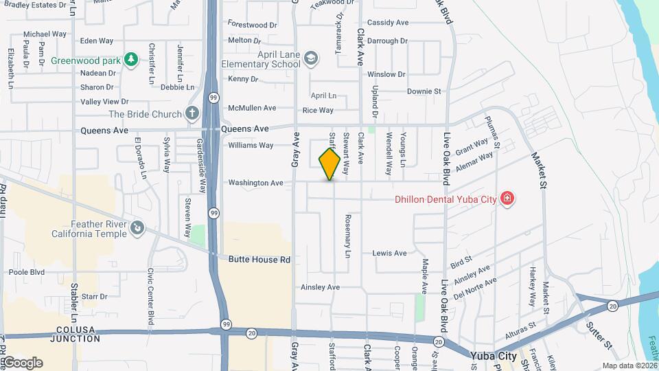 1312 Stafford Way Map and Location Details