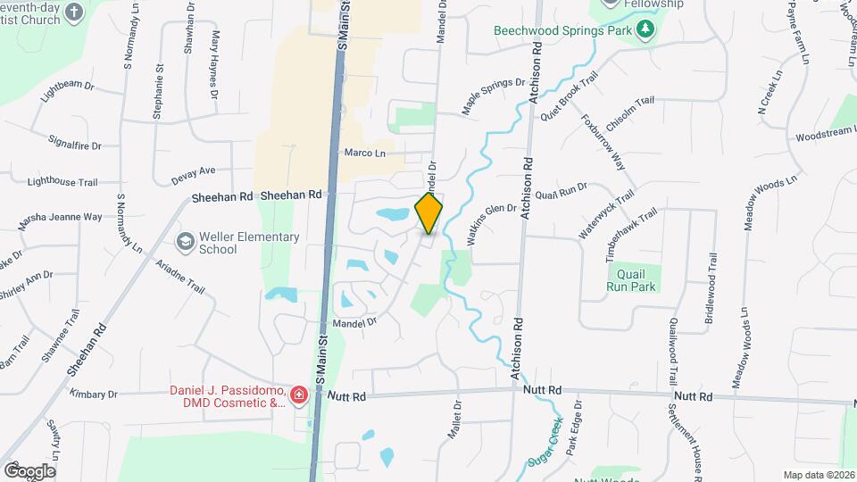 9765 Centerville Creek Ln Map and Location Details