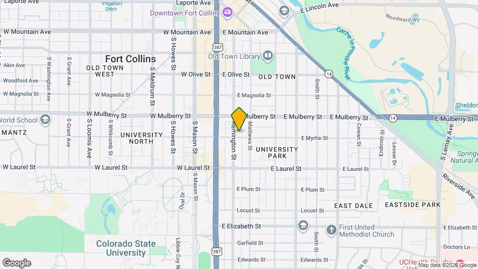 200 E Myrtle St Map and Location Details