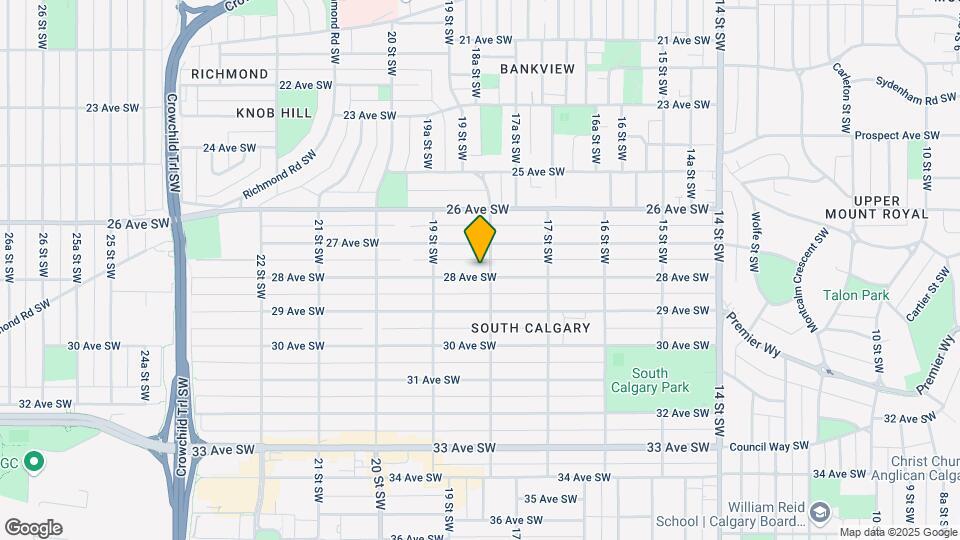 1908 28 Av SW Map and Location Details