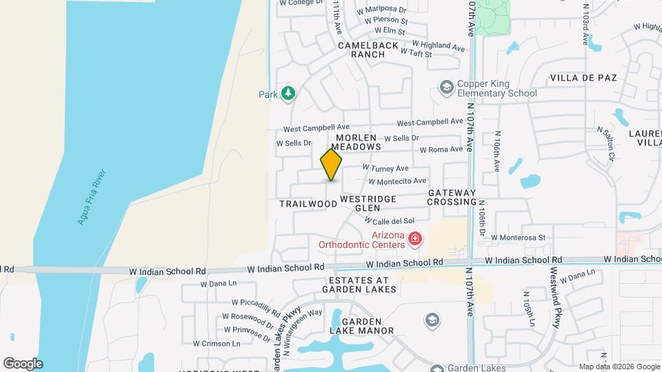 4317 N 111th Ln Map and Location Details