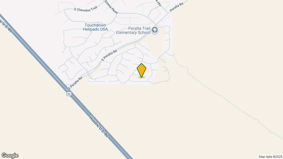 10806 E Peralta Canyon Dr Map and Location Details