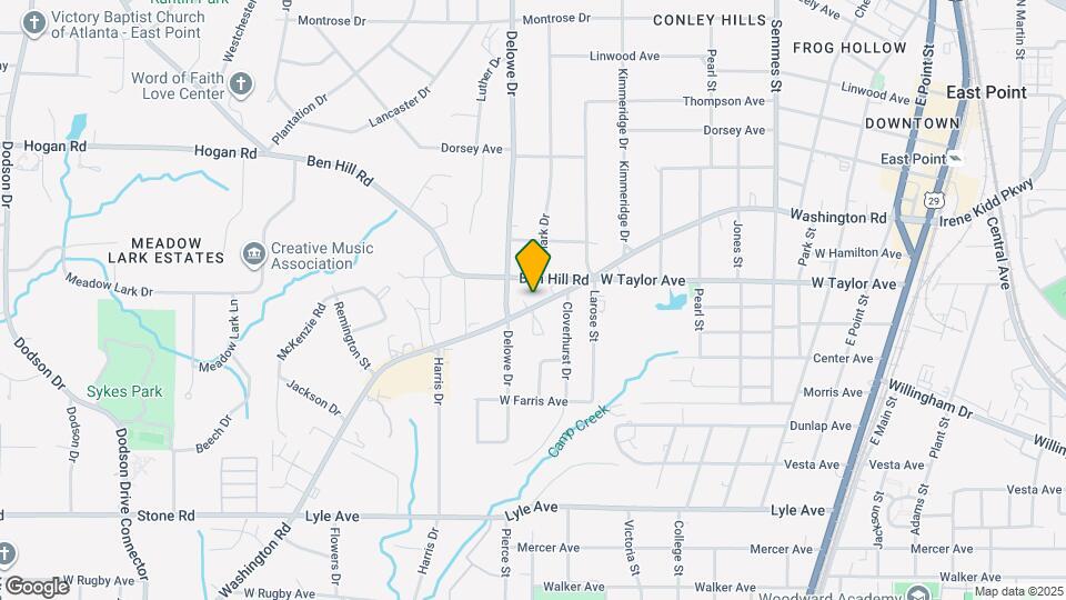 3033 Washington Rd Map and Location Details