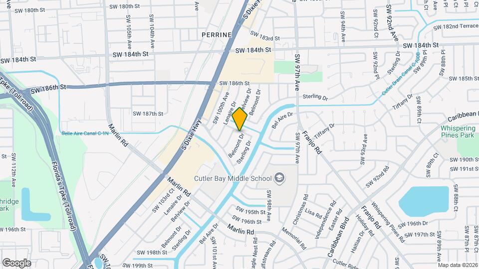 18800 Belmont Dr Map and Location Details