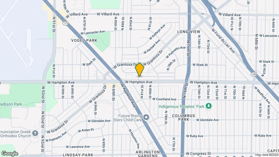 8114-8116-8116 W Hampton Ave Map and Location Details