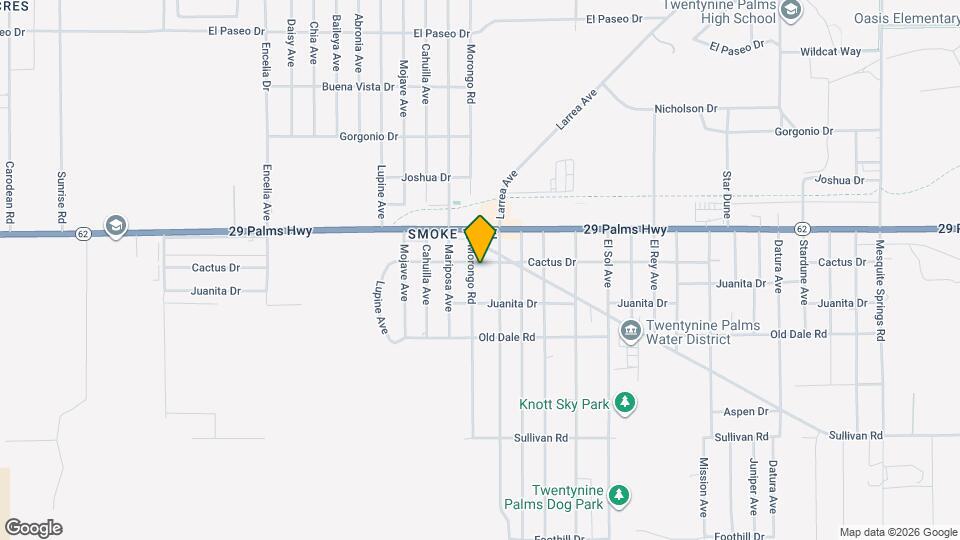 6567 Morongo Rd Map and Location Details