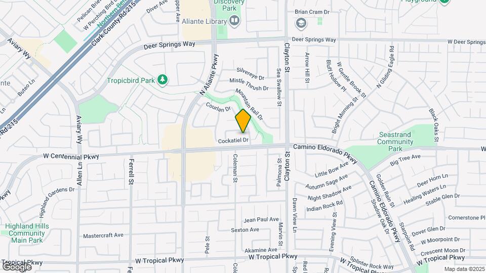 2316 Cockatiel Dr Map and Location Details