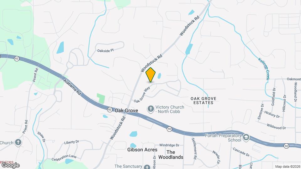 231 Oak Grove Way Map and Location Details