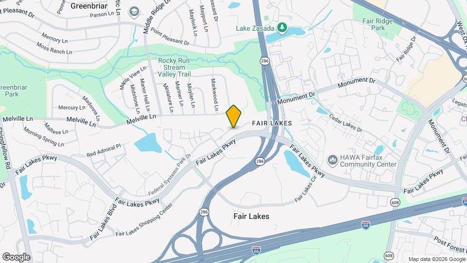 12715 Fair Crest Ct Map and Location Details