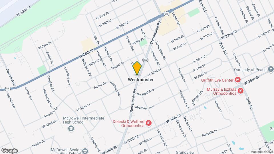 3134-3148 Sterrettania Rd Map and Location Details