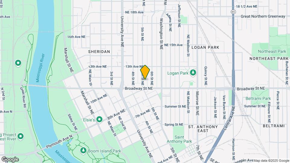 1123 5th St NE Map and Location Details