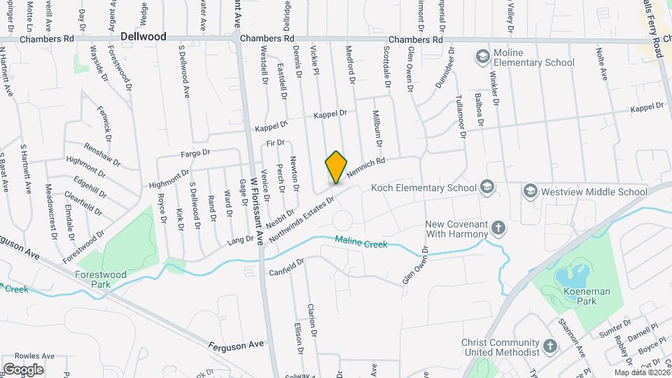 1626 Nemnich Rd Map and Location Details