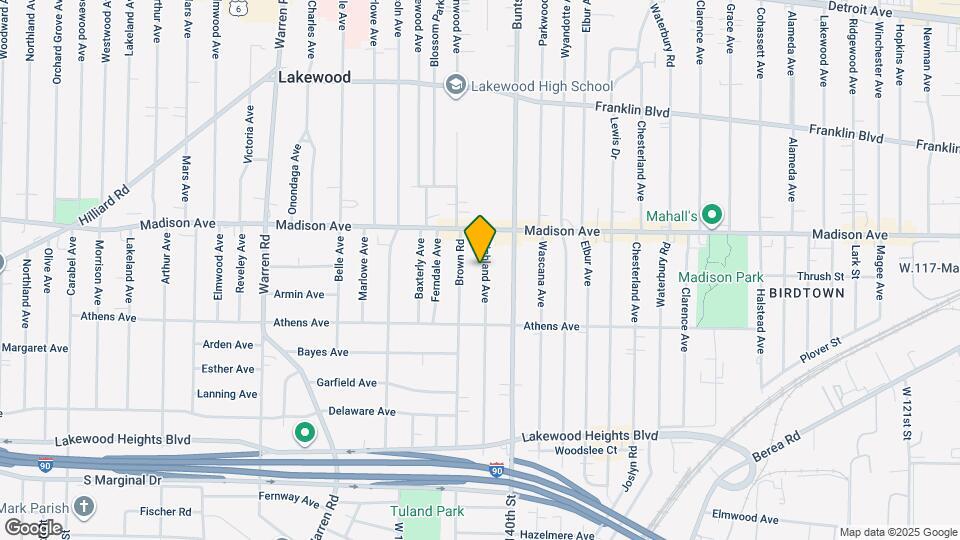 2042 Richland Ave, Unit 1 Map and Location Details