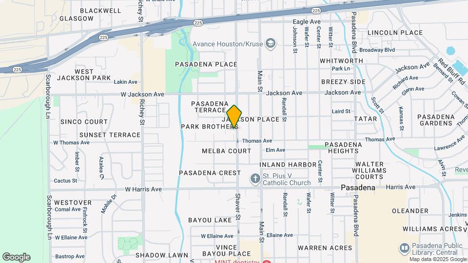 616 Shaver St Map and Location Details