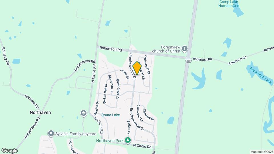 5314 Breckenwood Dr Map and Location Details