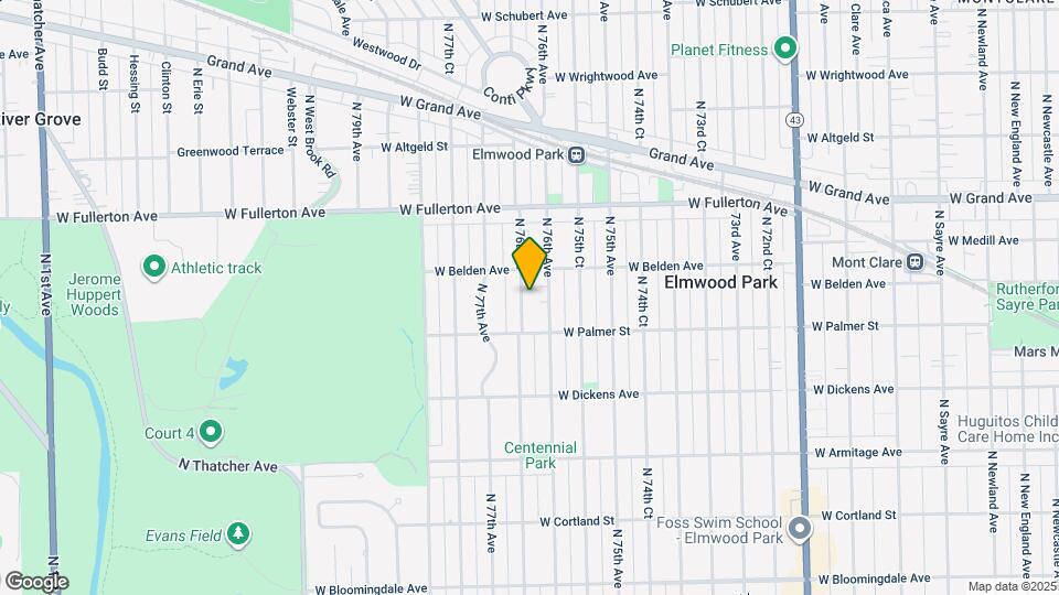 2225 N 76th Ct Map and Location Details