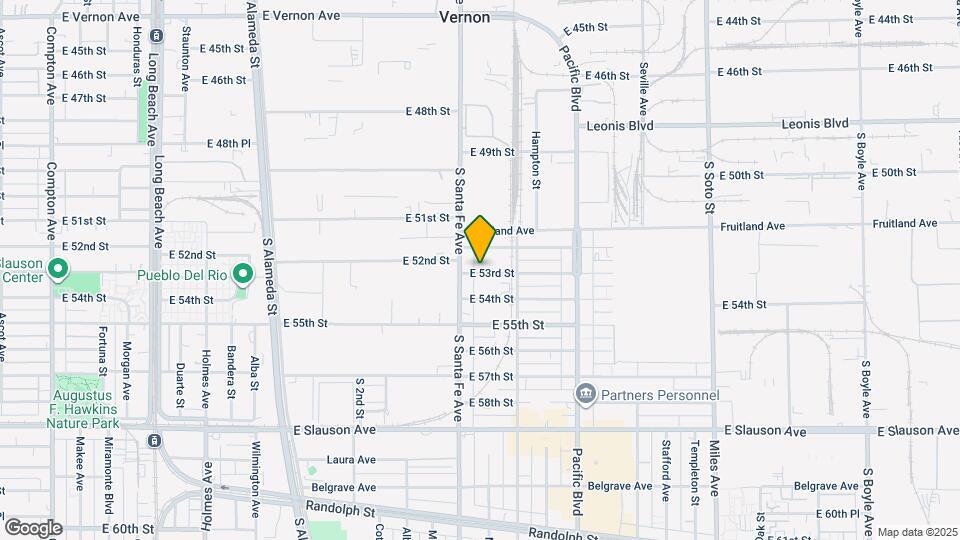 2421 E 53rd St Mapa y Detalles de la Ubicación