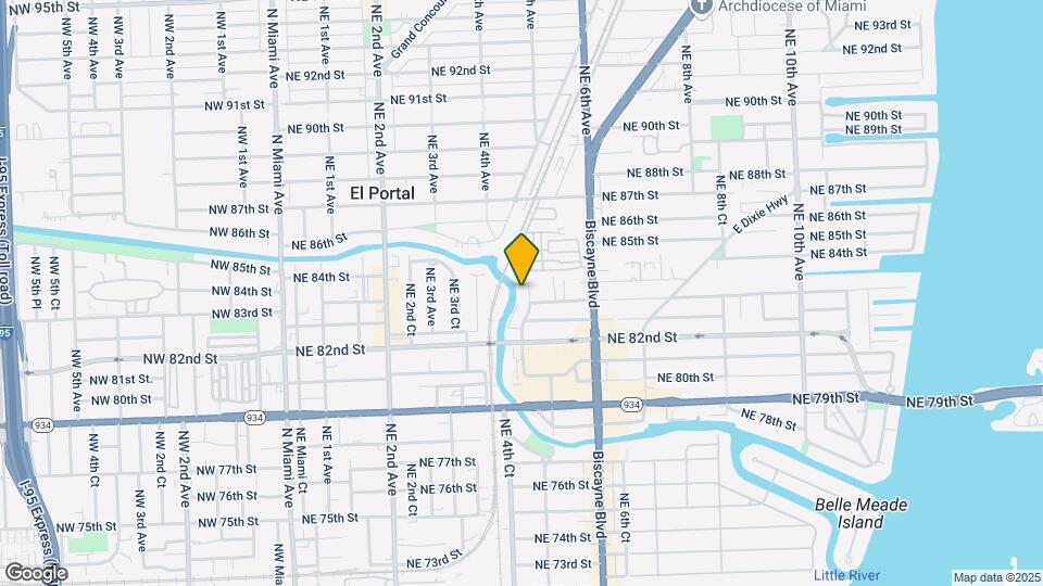 8316 NE 4th Pl Map and Location Details