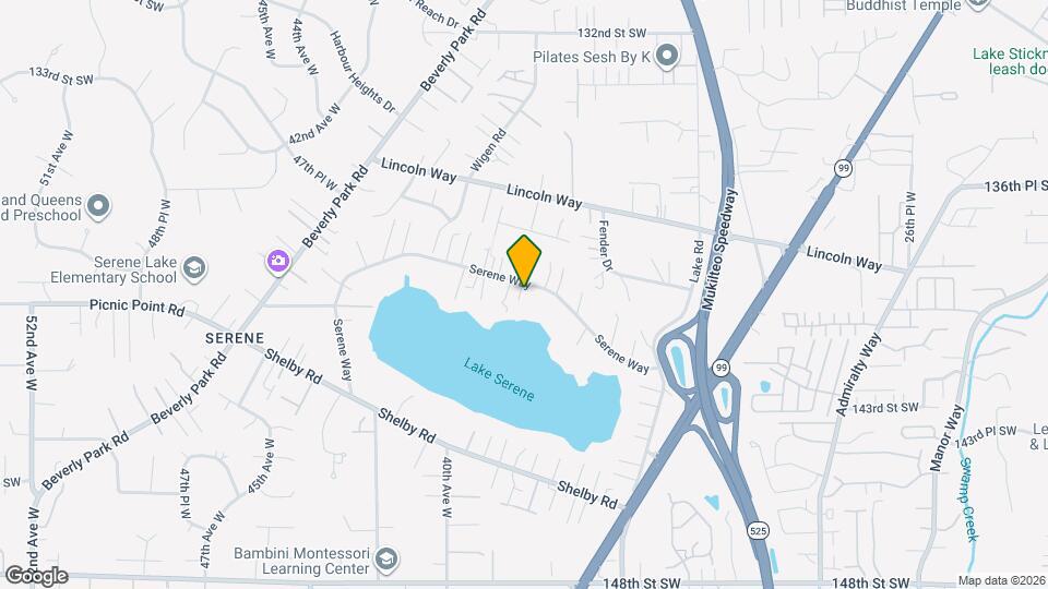 3728 Serene Way Mapa y Detalles de la Ubicación