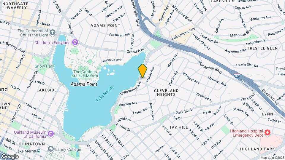 2208 Lakeshore Ave Map and Location Details