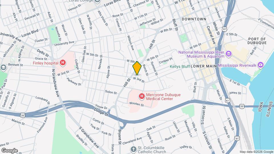 971 W 3rd St Mapa y Detalles de la Ubicación