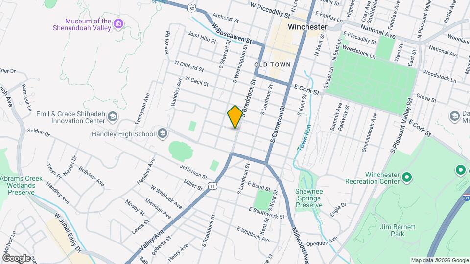 103 W Germain St Map and Location Details