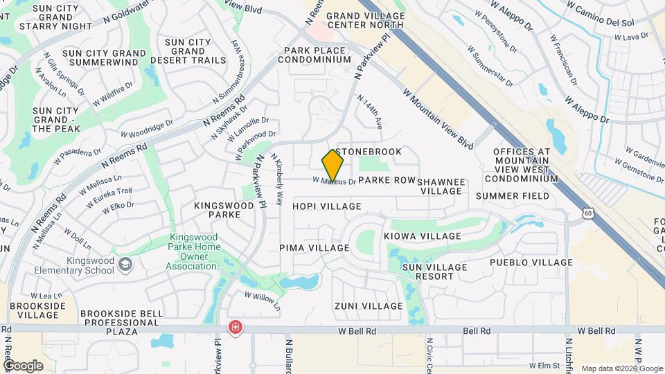 14551 W Marcus Dr Mapa y Detalles de la Ubicación