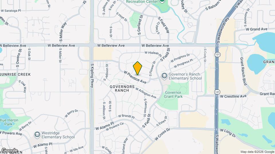 9293 W Prentice Ave Mapa y Detalles de la Ubicación