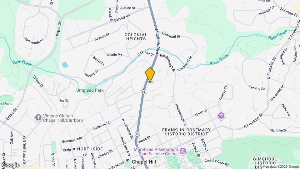 712 M.L.K. Jr Blvd Map and Location Details