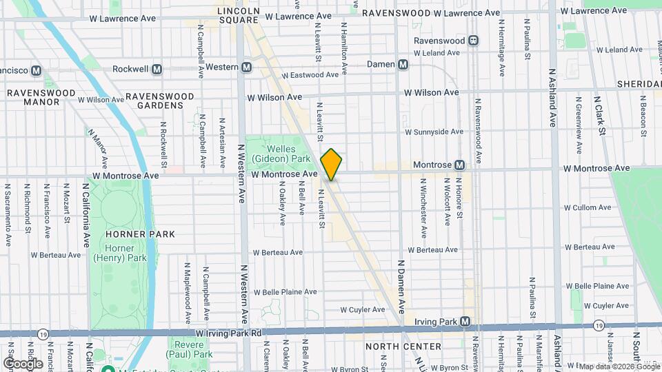 4345 N Lincoln Ave Map and Location Details