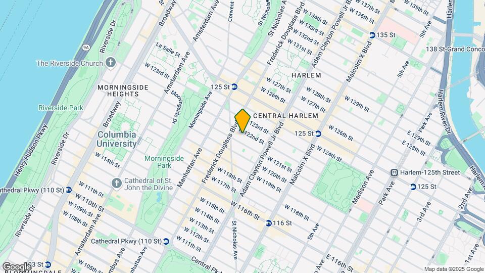 240 W 122nd St Map and Location Details