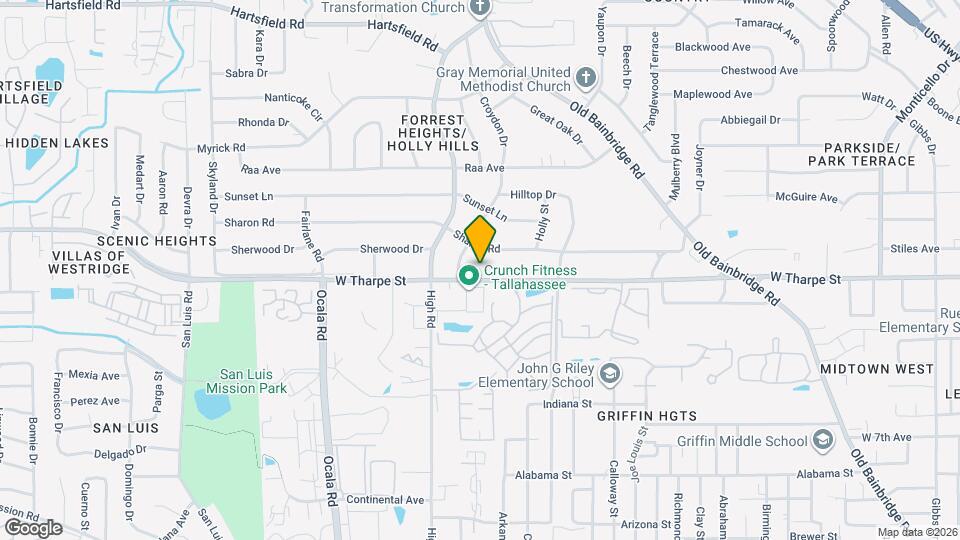 1516 W Tharpe St Map and Location Details