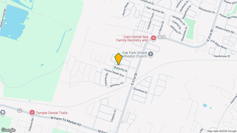 2708 Butterfly Dr Map and Location Details