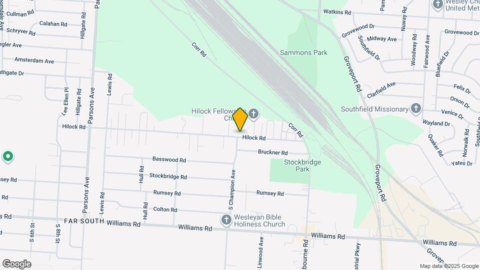 820 Hilock Rd Map and Location Details