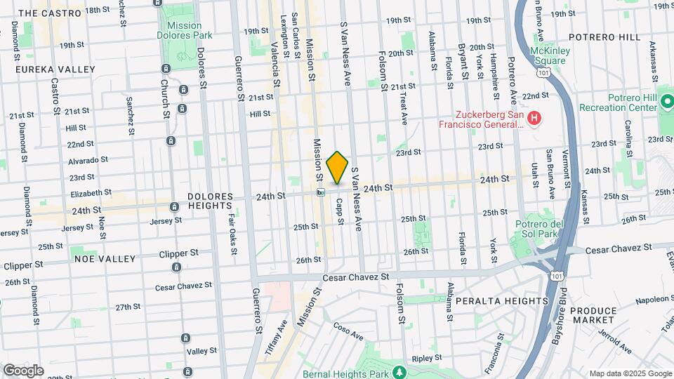Capp Street Map and Location Details