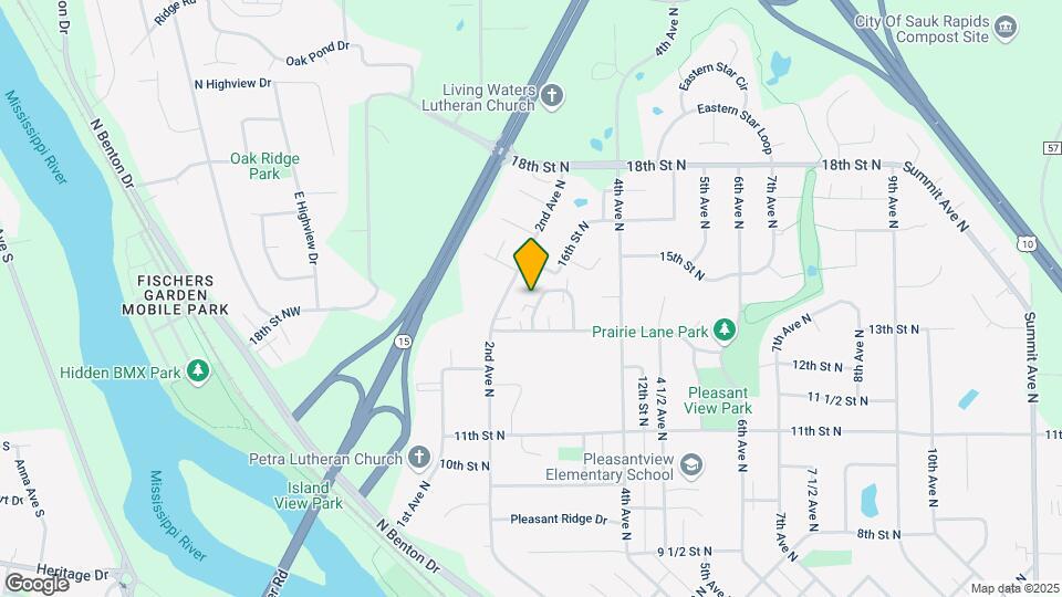 1318 13th Street Cir Map and Location Details