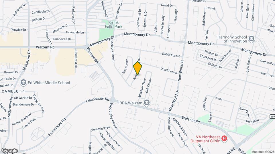 7902 Rustic Forest Dr Map and Location Details