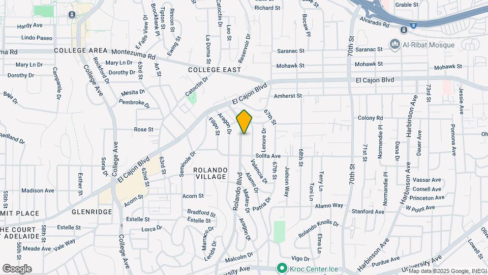 4747 Rolando Blvd Map and Location Details