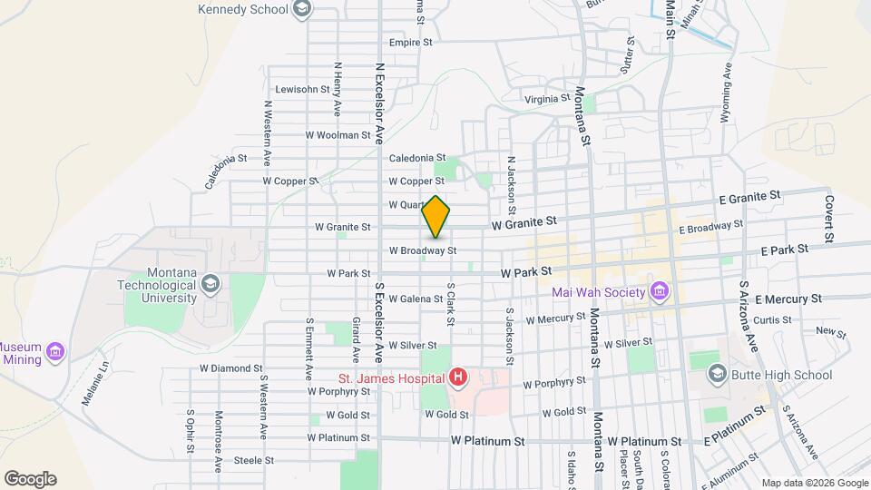 721 W Broadway St Map and Location Details