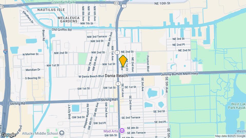 24 NE 1st Ave Map and Location Details