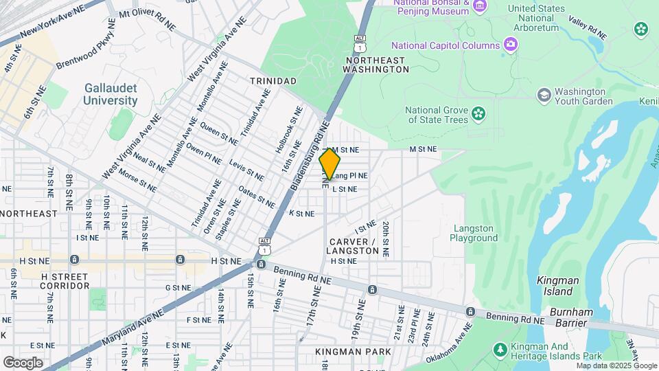1734 L St NE Map and Location Details