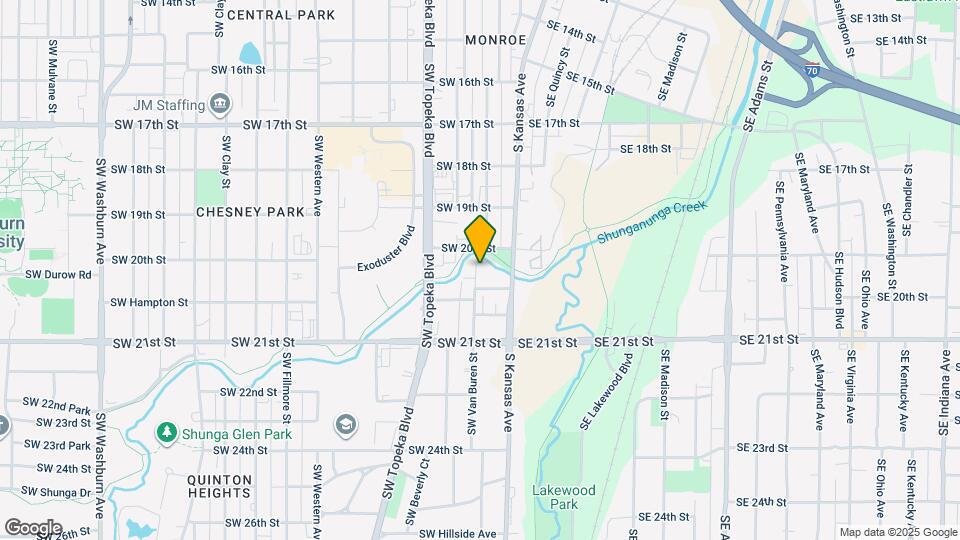 2014 SW Van Buren St Map and Location Details